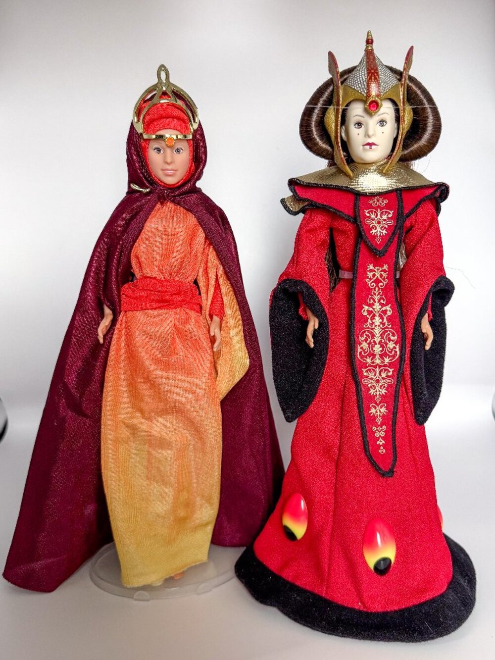 Star Wars Queen Amidala Doll LOT Hidden Majesty Royal Elegance 1998 Hasbro